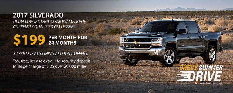 Chevy Silverado 2500 Lease Offers