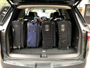 2018 chevrolet traverse suitcases