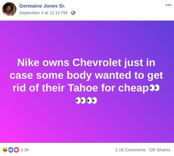  Does Nike Own Chevrolet?