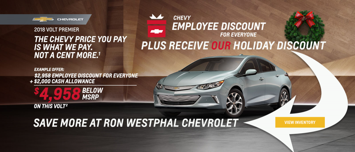 GM Employee Pricing for Everyone Westphal Chevy Blog