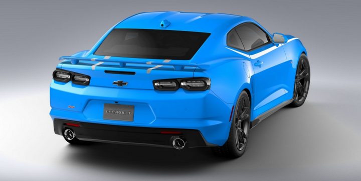 2022 Camaro available rear view